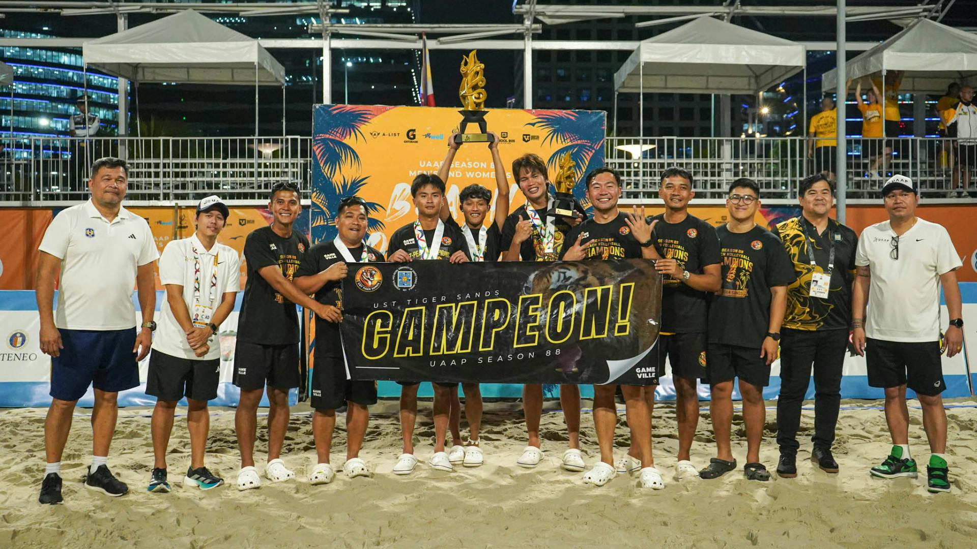 UST completes golden double with women